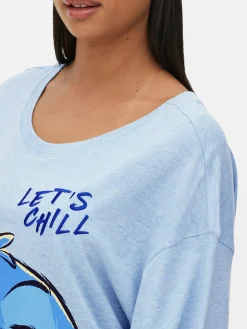 Chemises De Nuit Et Nuisettes|Primark Chemise De Nuit Disney Stitch Et Souillon Bleu clair