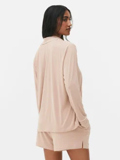 Hauts De Pyjama|Primark Chemise De Pyjama En Jersey Moka