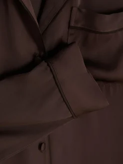 Hauts De Pyjama|Primark Chemise De Pyjama En Satin Figue