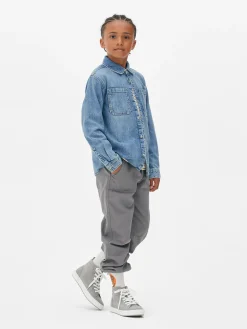 Chemises|Primark Chemise En Jean à Manches Longues Bleu