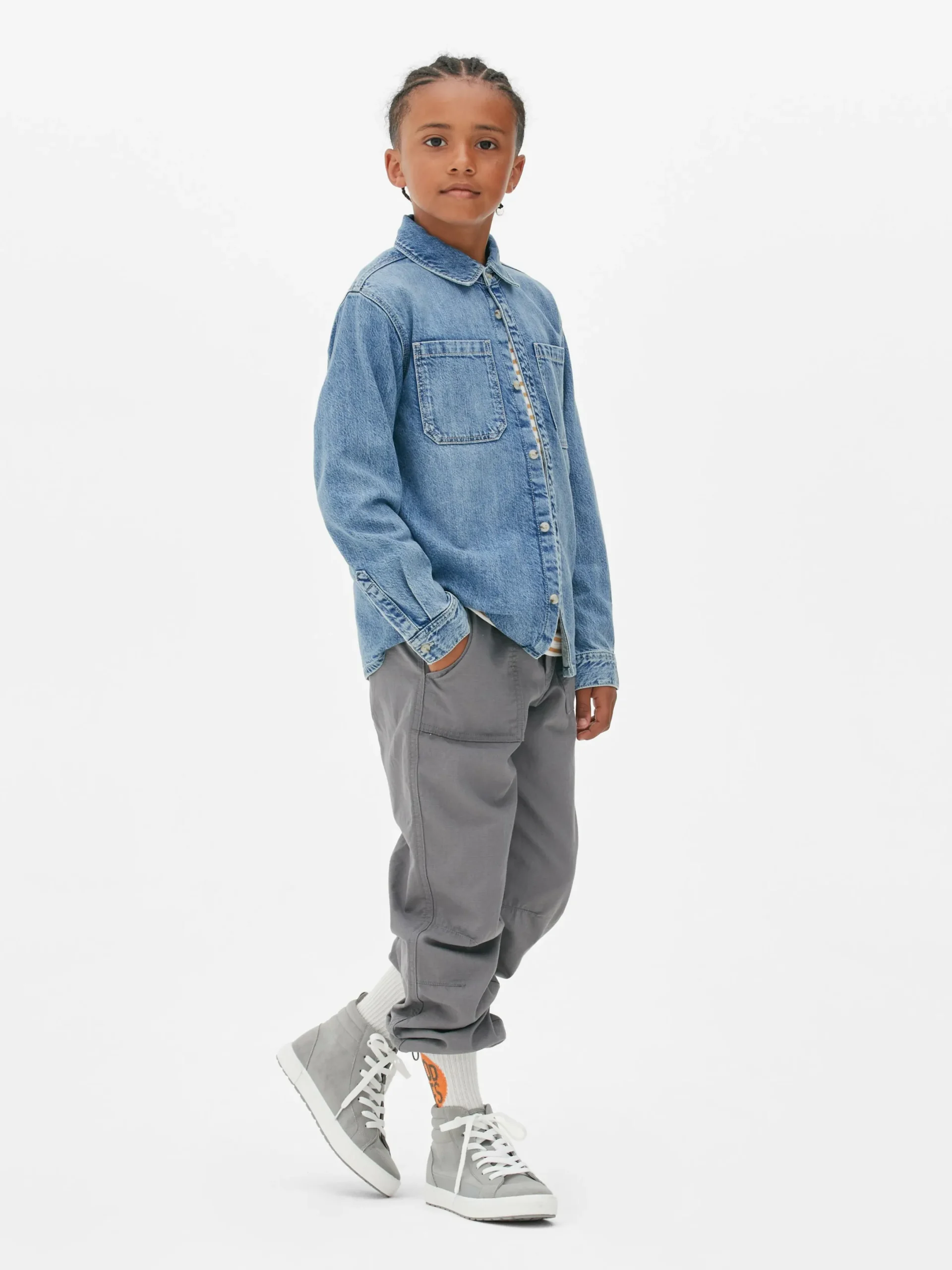 Chemises|Primark Chemise En Jean à Manches Longues Bleu