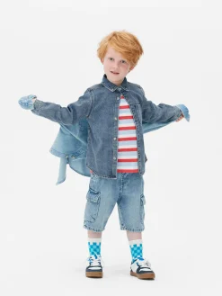 Chemises|Primark Chemise En Jean Boutonnée Bleu