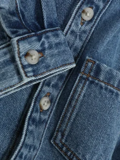 Chemises|Primark Chemise En Jean Boutonnée Bleu