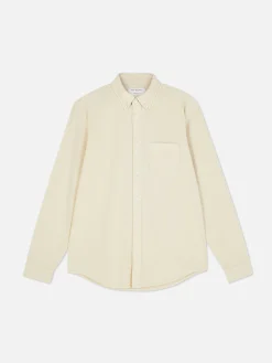Chemises|Primark Chemise En Sergé De Coton à Manches Longues Beige