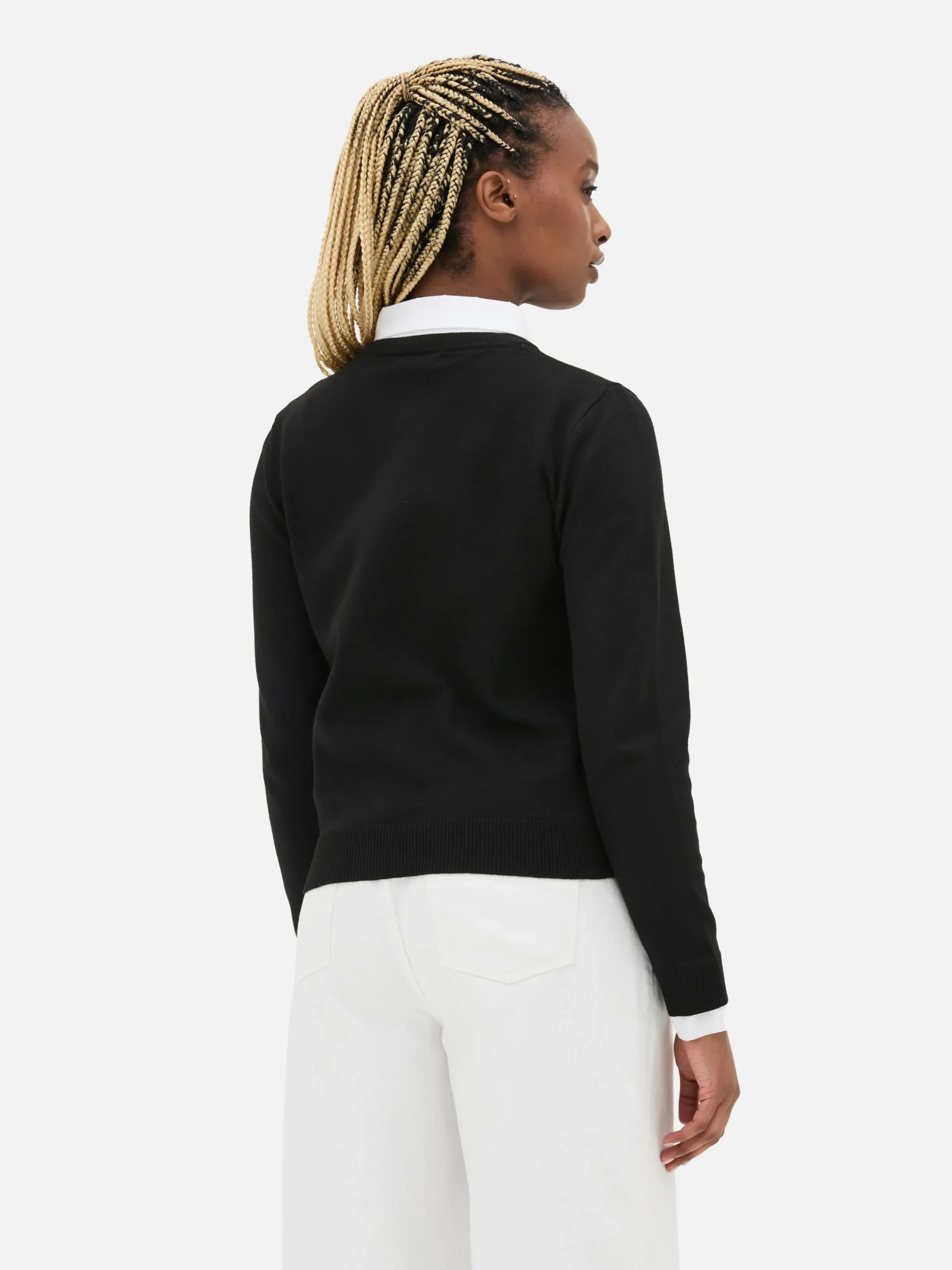 Pulls Et Gilets|Primark Chemise Et Pull 2-en-1 Noir