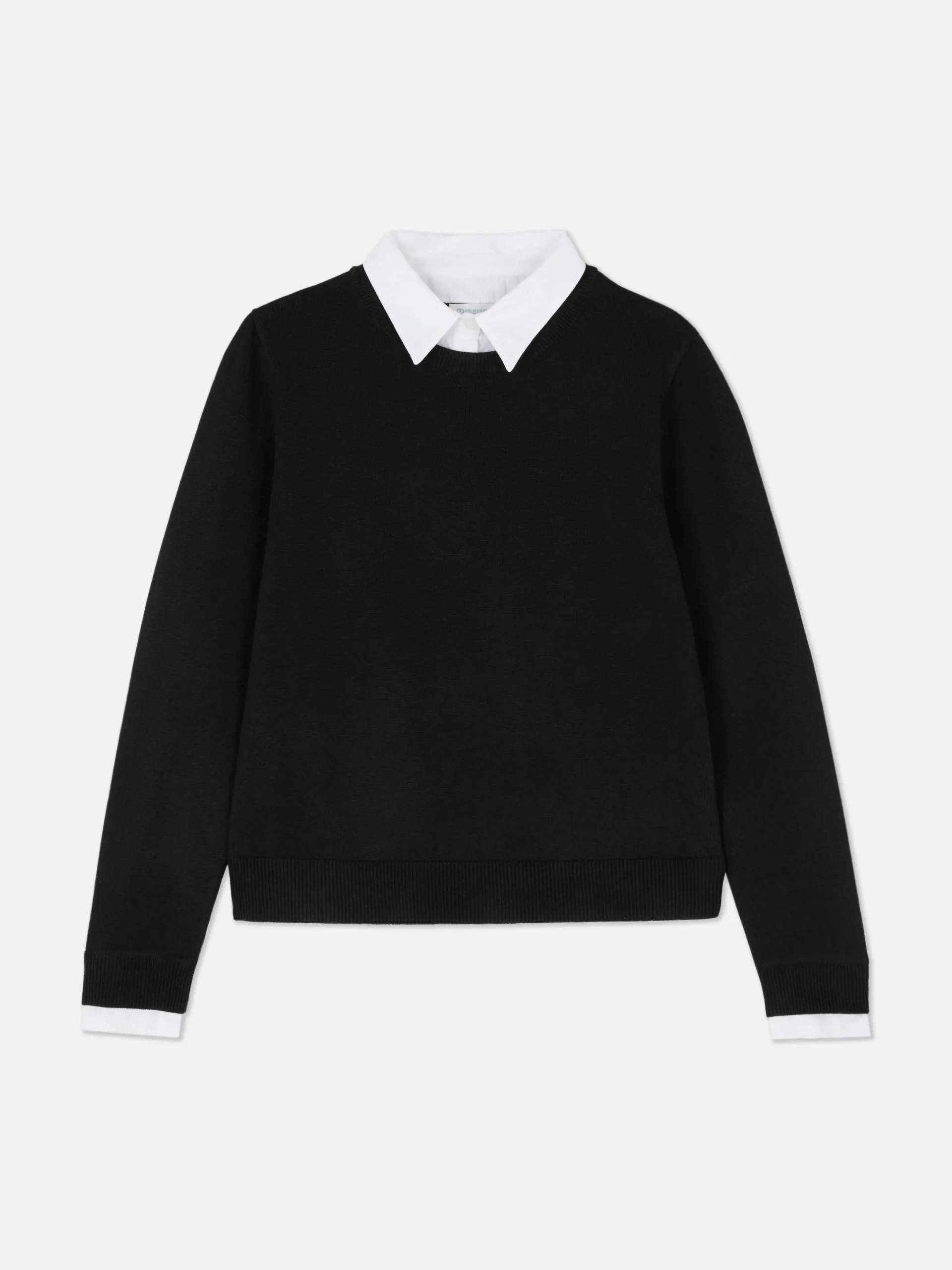 Pulls Et Gilets|Primark Chemise Et Pull 2-en-1 Noir