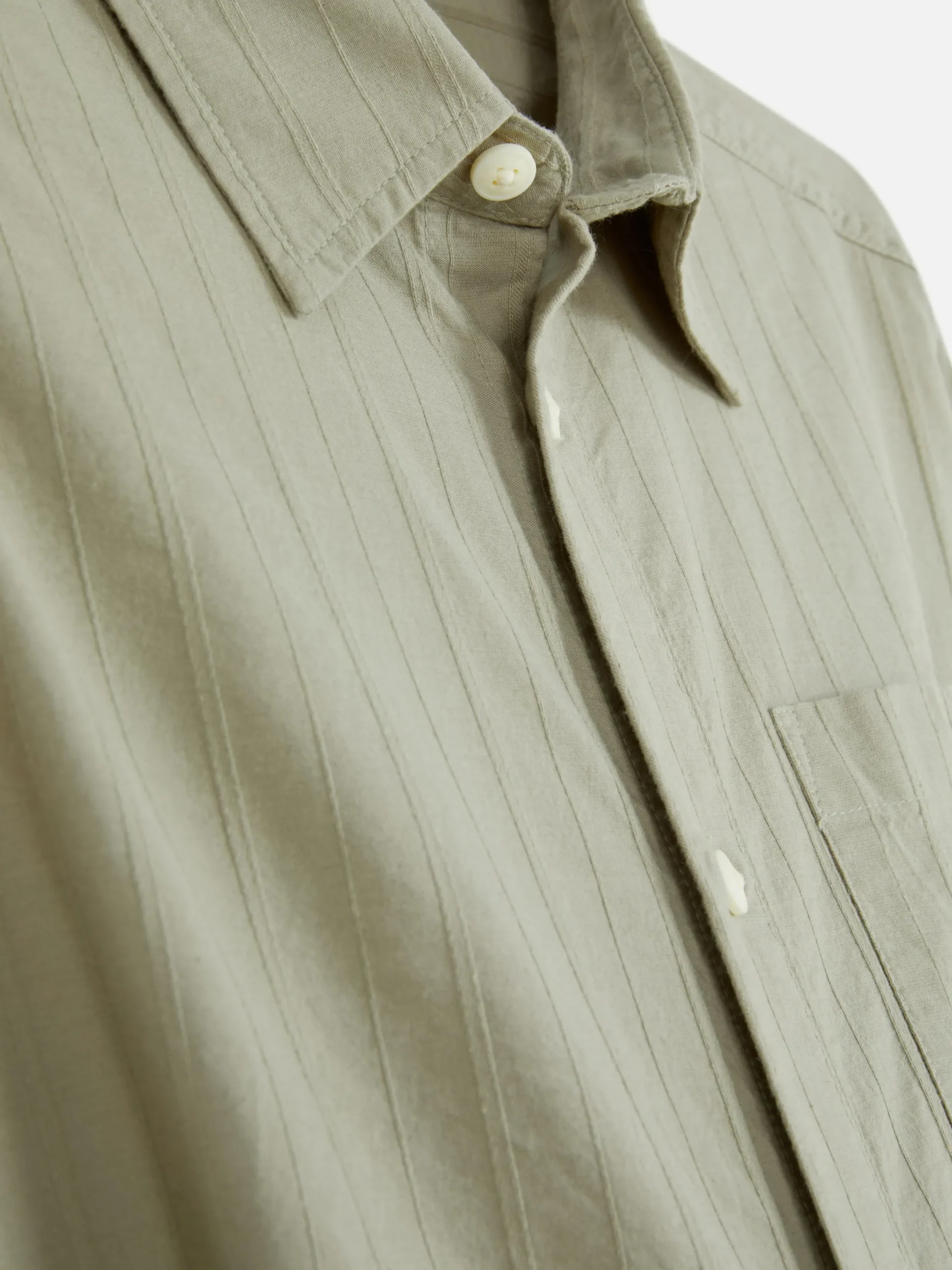 Chemises|Primark Chemise Jacquard à Manches Longues Vert