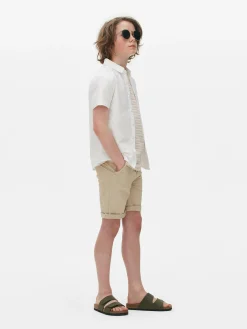 Chemises|Primark Chemise Oxford à Manches Courtes Blanc
