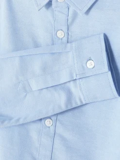 Chemises|Primark Chemise Oxford à Manches Longues Pour Ado Bleu