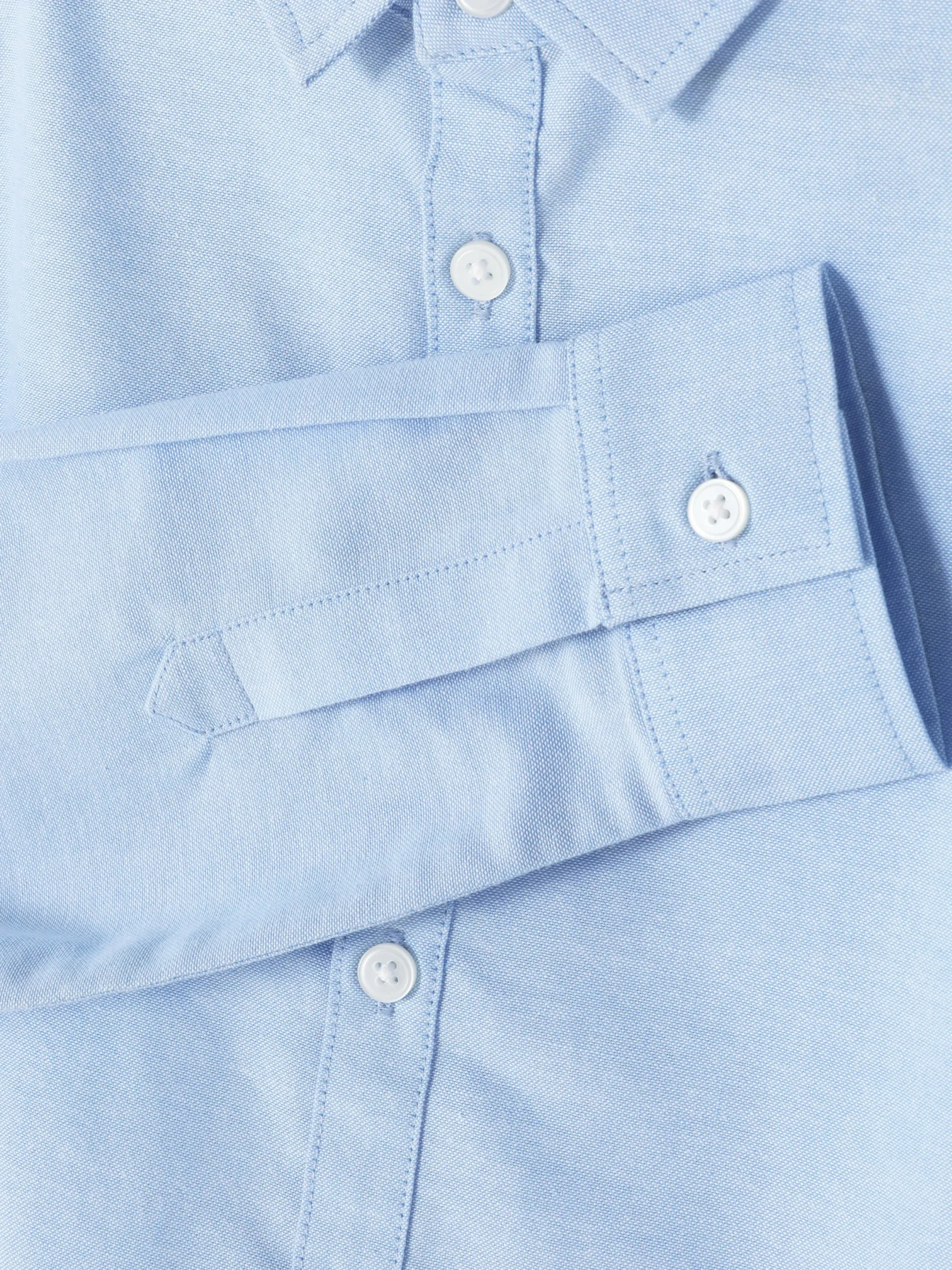 Chemises|Primark Chemise Oxford à Manches Longues Pour Ado Bleu