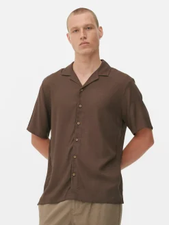 Chemises|Primark Chemise Texturée à Manches Courtes Marron