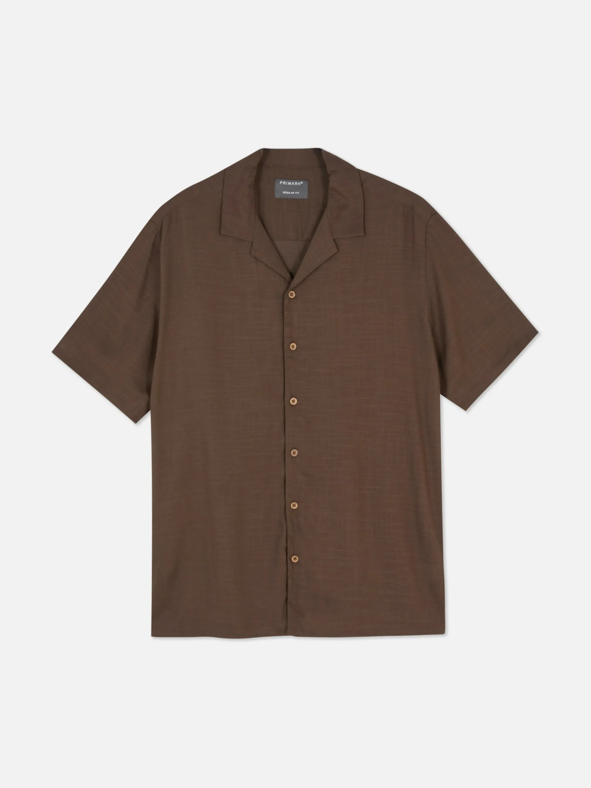 Chemises|Primark Chemise Texturée à Manches Courtes Marron