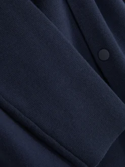 Chemises|Primark Chemise Tricotée à Boutons-pression Bleu marine