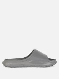Sandales Et Claquettes|Primark Claquettes De Piscine à Plateforme Gris