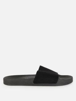 Tongs Et Claquettes|Primark Claquettes De Piscine Avec Bride En Crochet Noir