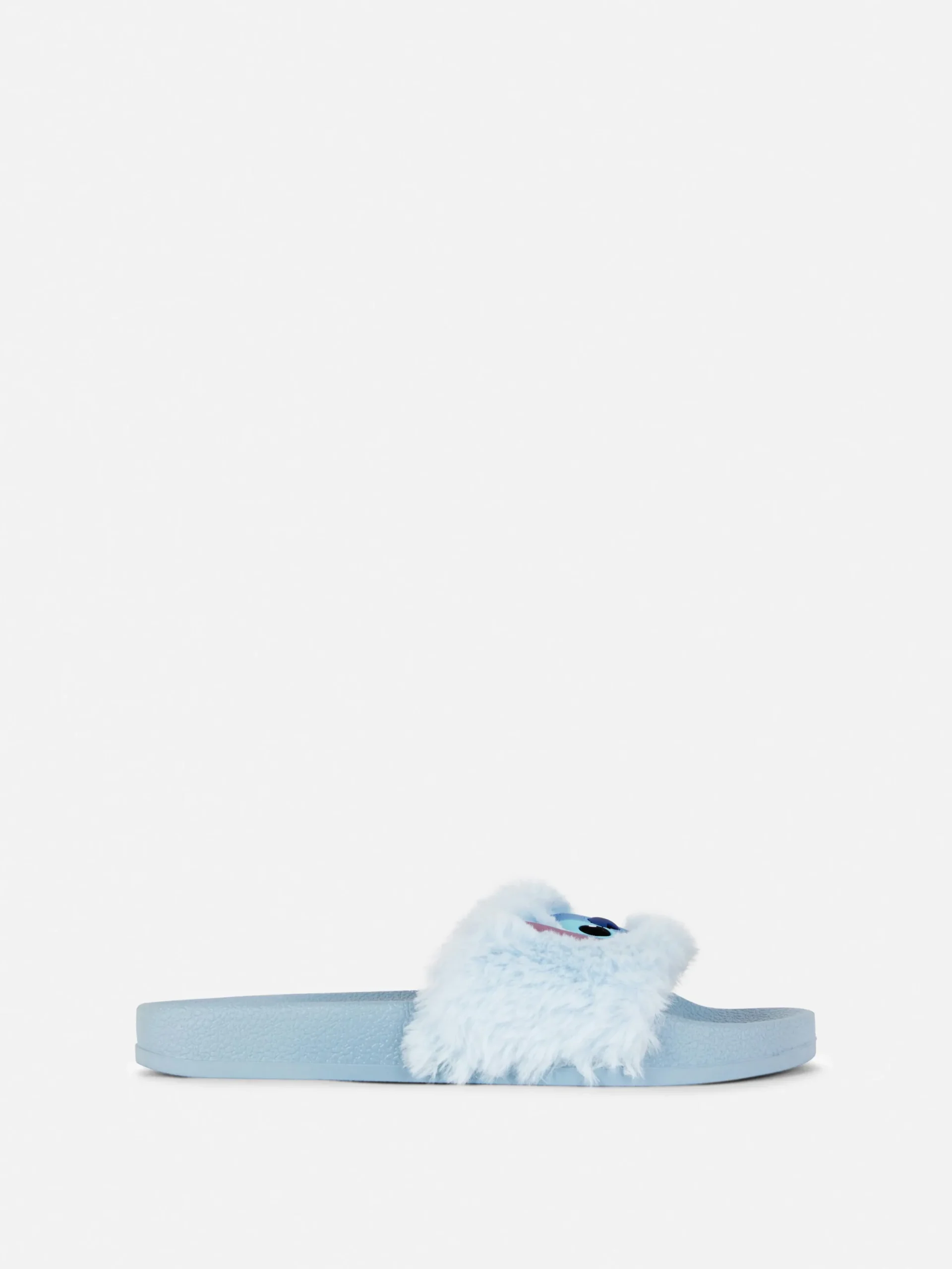 Sandales Et Tongs|Primark Claquettes De Piscine En Fausse Fourrure Disney Bleu