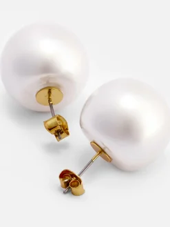 Bijoux|Primark Clous D'oreilles à Fausses Perles Jaune