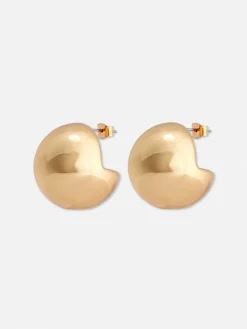 Bijoux|Primark Clous D'oreilles Boule Ajourés Jaune