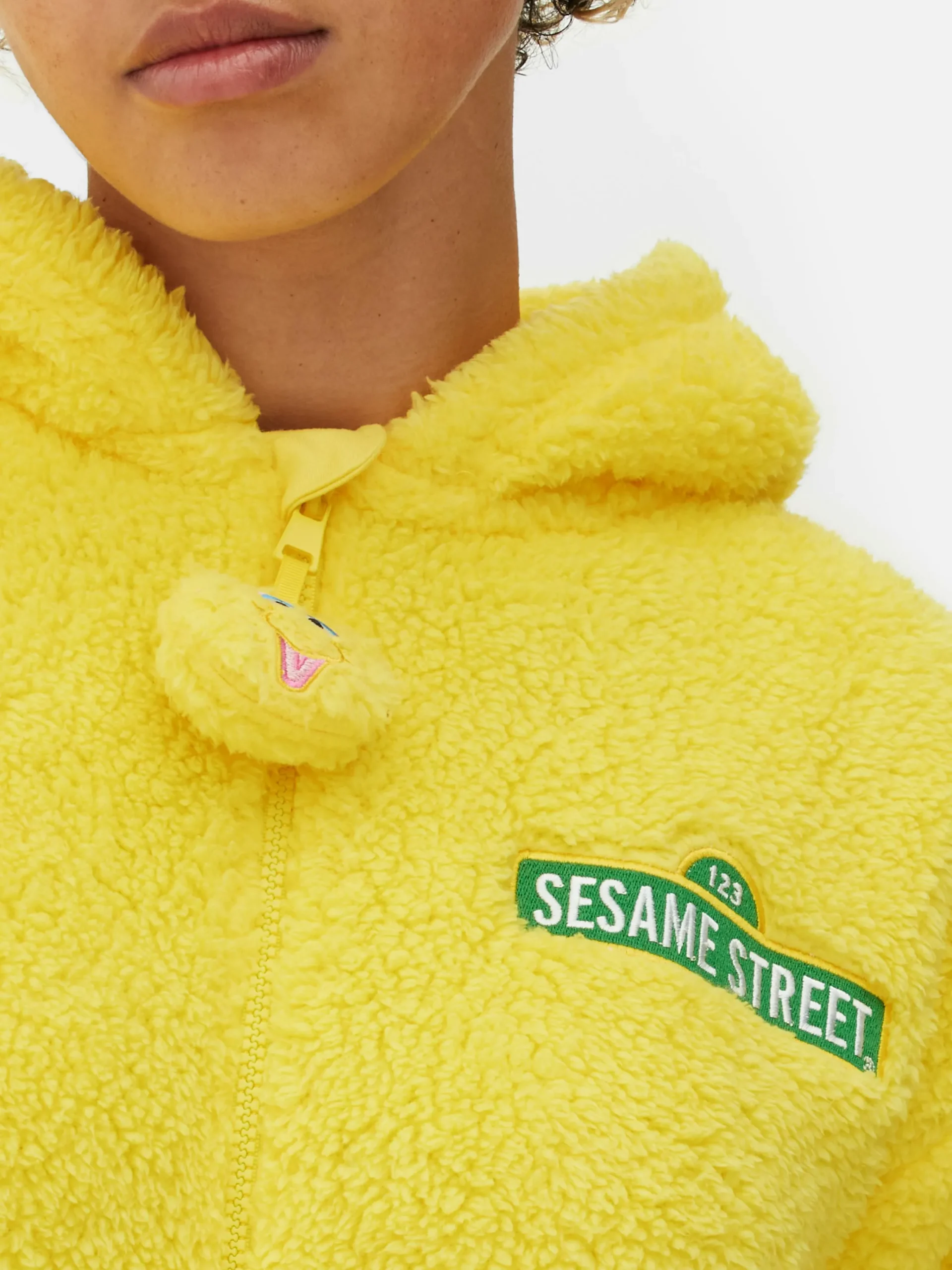 Sweat À Capuche Et Combinaison|Primark Combinaison à Motif Personnage 1, Rue Sésame Pour Femme Jaune