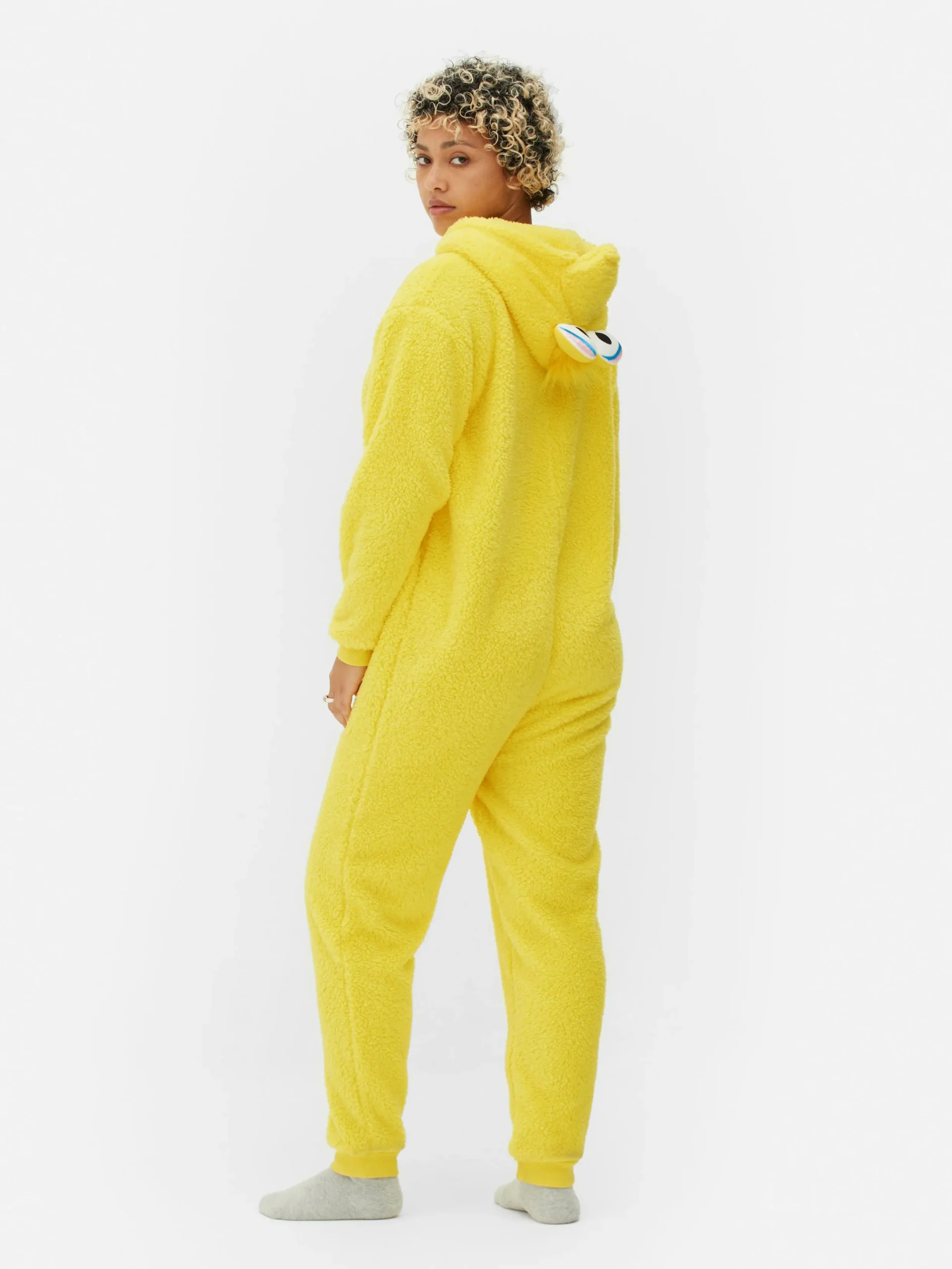 Sweat À Capuche Et Combinaison|Primark Combinaison à Motif Personnage 1, Rue Sésame Pour Femme Jaune
