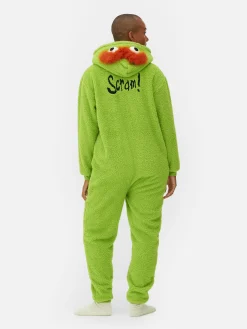 Sweat À Capuche Et Combinaison|Primark Combinaison à Motif Personnage 1, Rue Sésame Pour Femme Vert