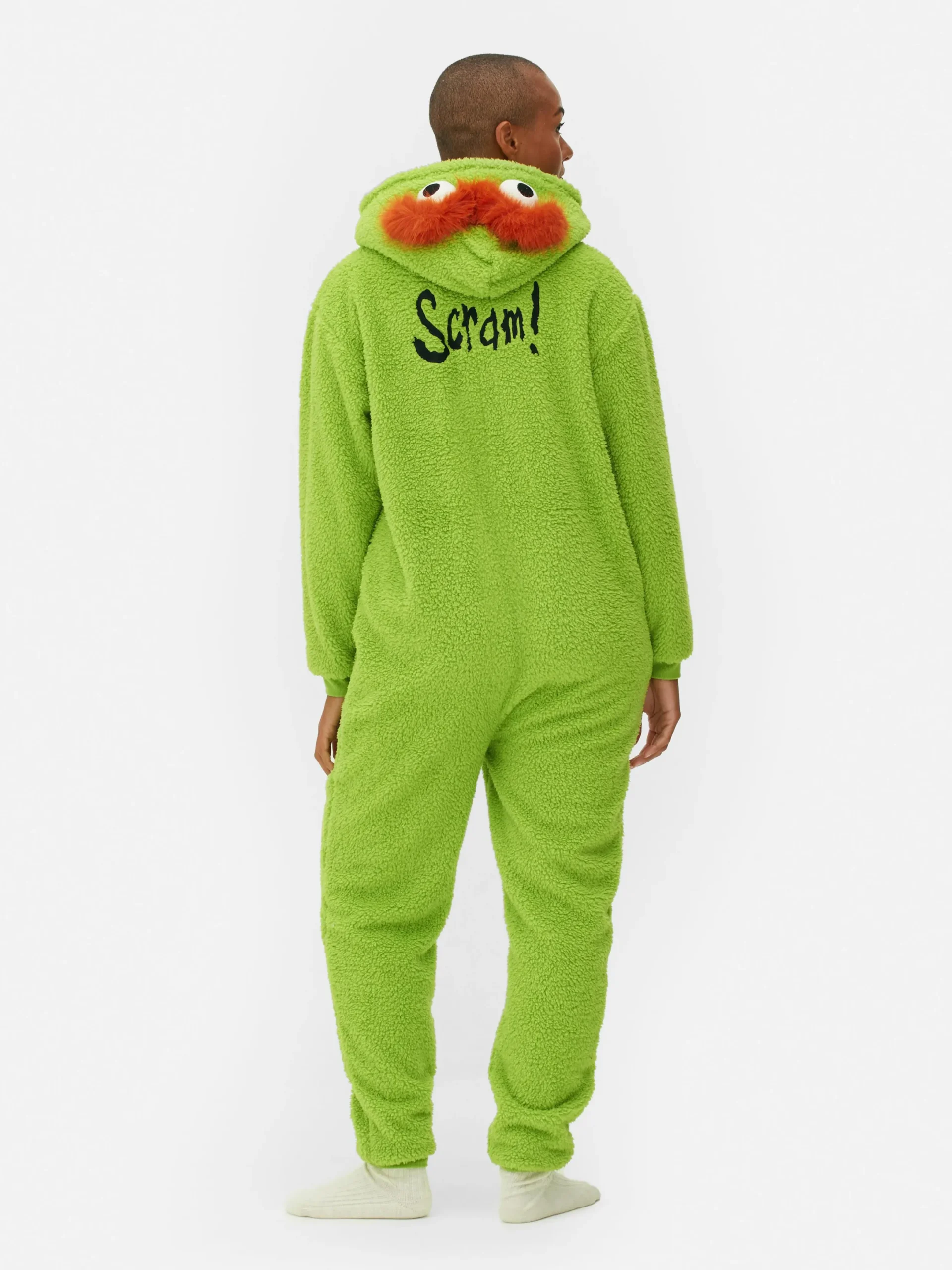 Sweat À Capuche Et Combinaison|Primark Combinaison à Motif Personnage 1, Rue Sésame Pour Femme Vert
