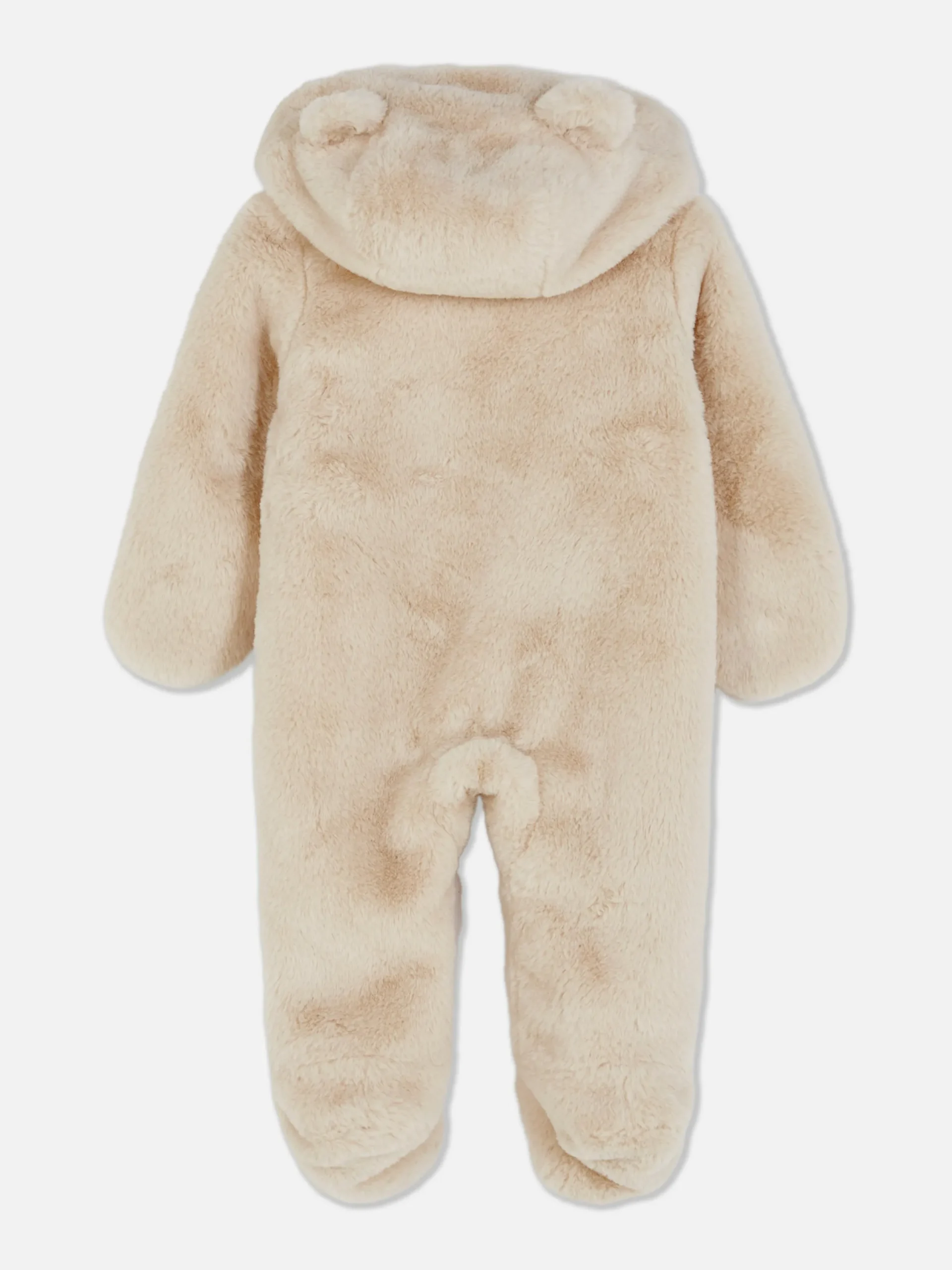 Grenouillères Et Gigoteuses|Primark Combipilote Ours En Fausse Fourrure Beige