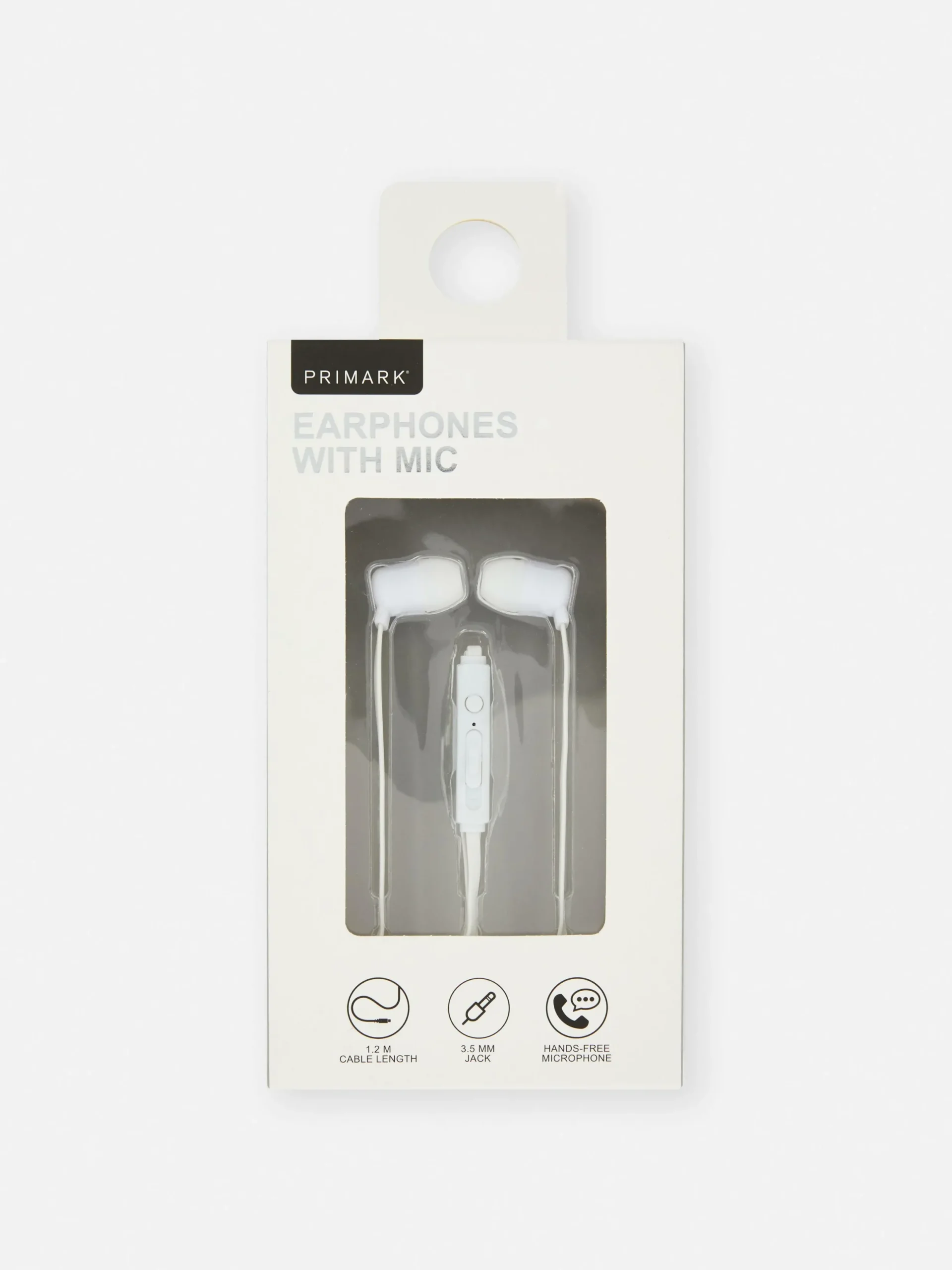 Casques Audio|Primark Écouteurs Avec Micro Blanc