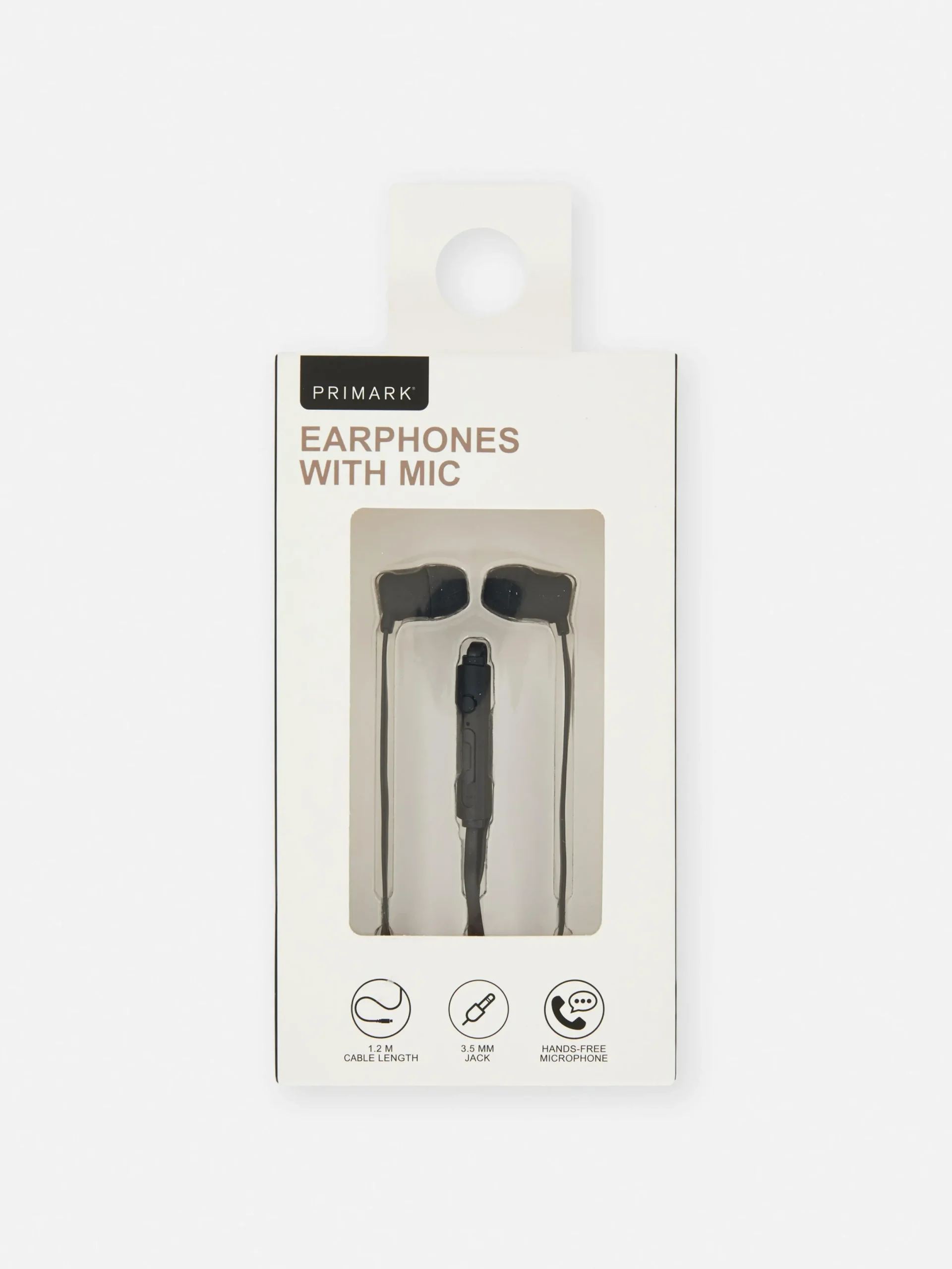 Casques Audio|Primark Écouteurs Avec Micro Noir