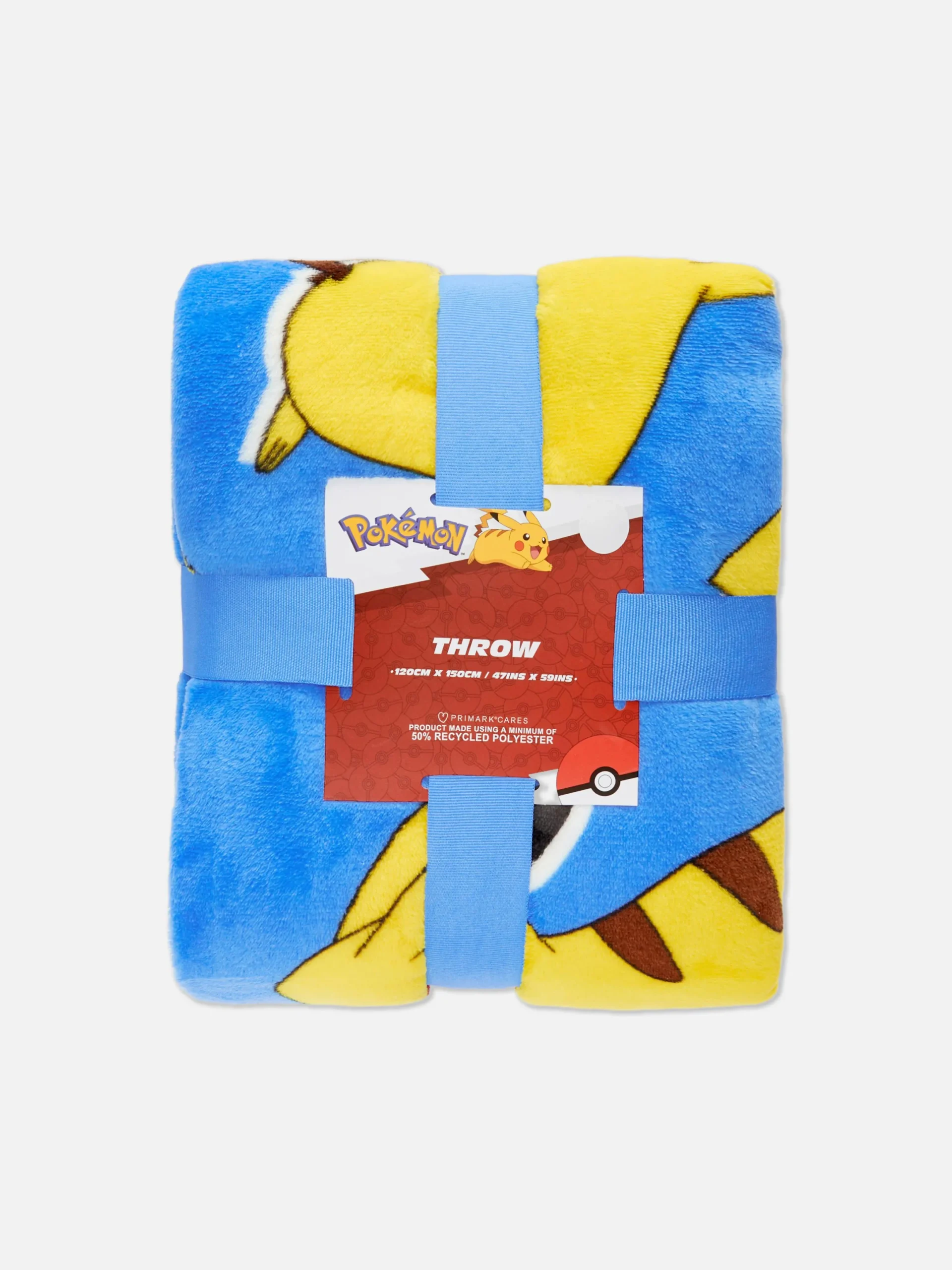Couvertures Et Jetés De Lit|Primark Couverture à Capuche Pokémon Pikachu Bleu