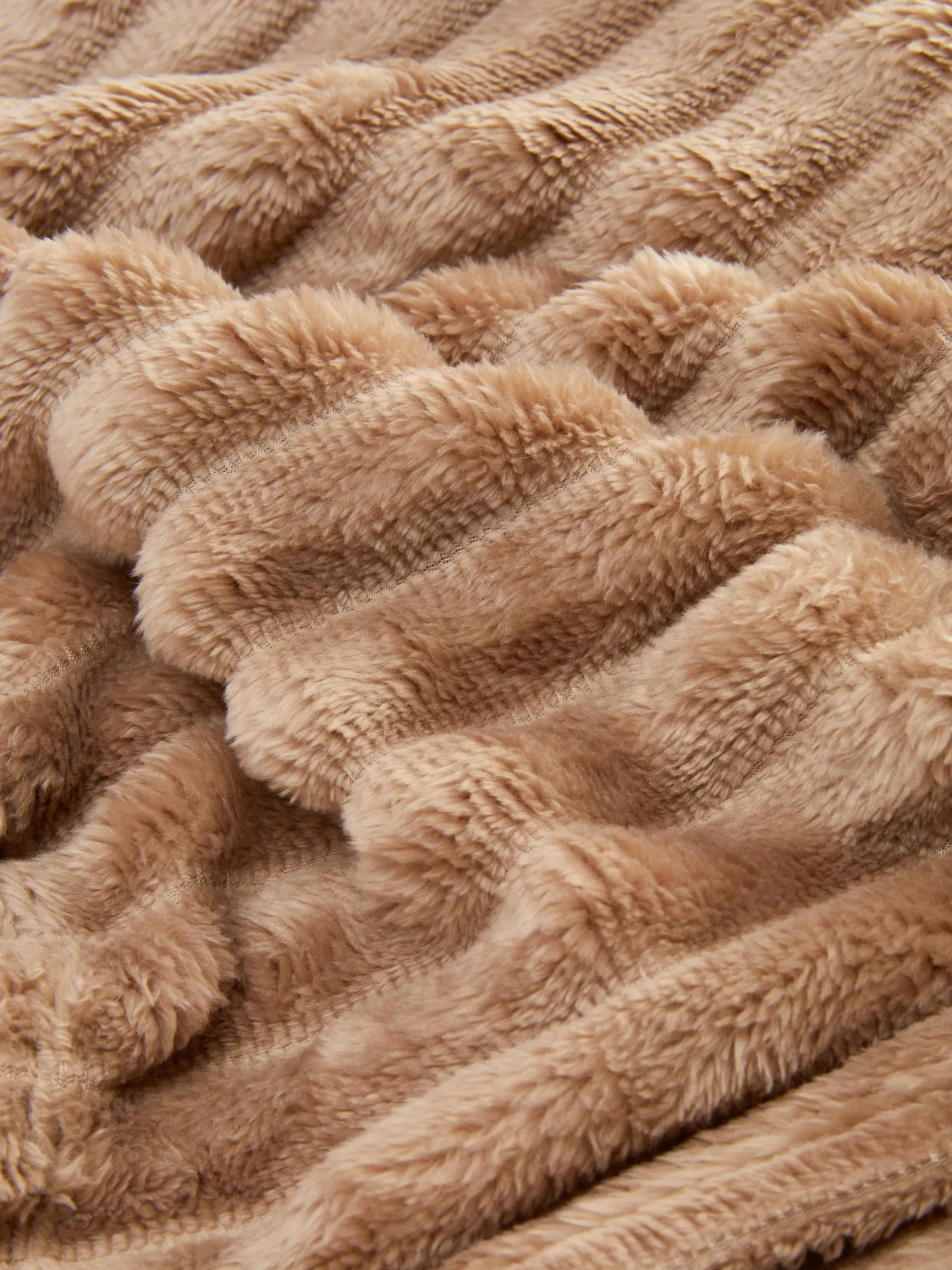 Couvertures Et Jetés De Lit|Primark Couverture Côtelée Douce Taupe