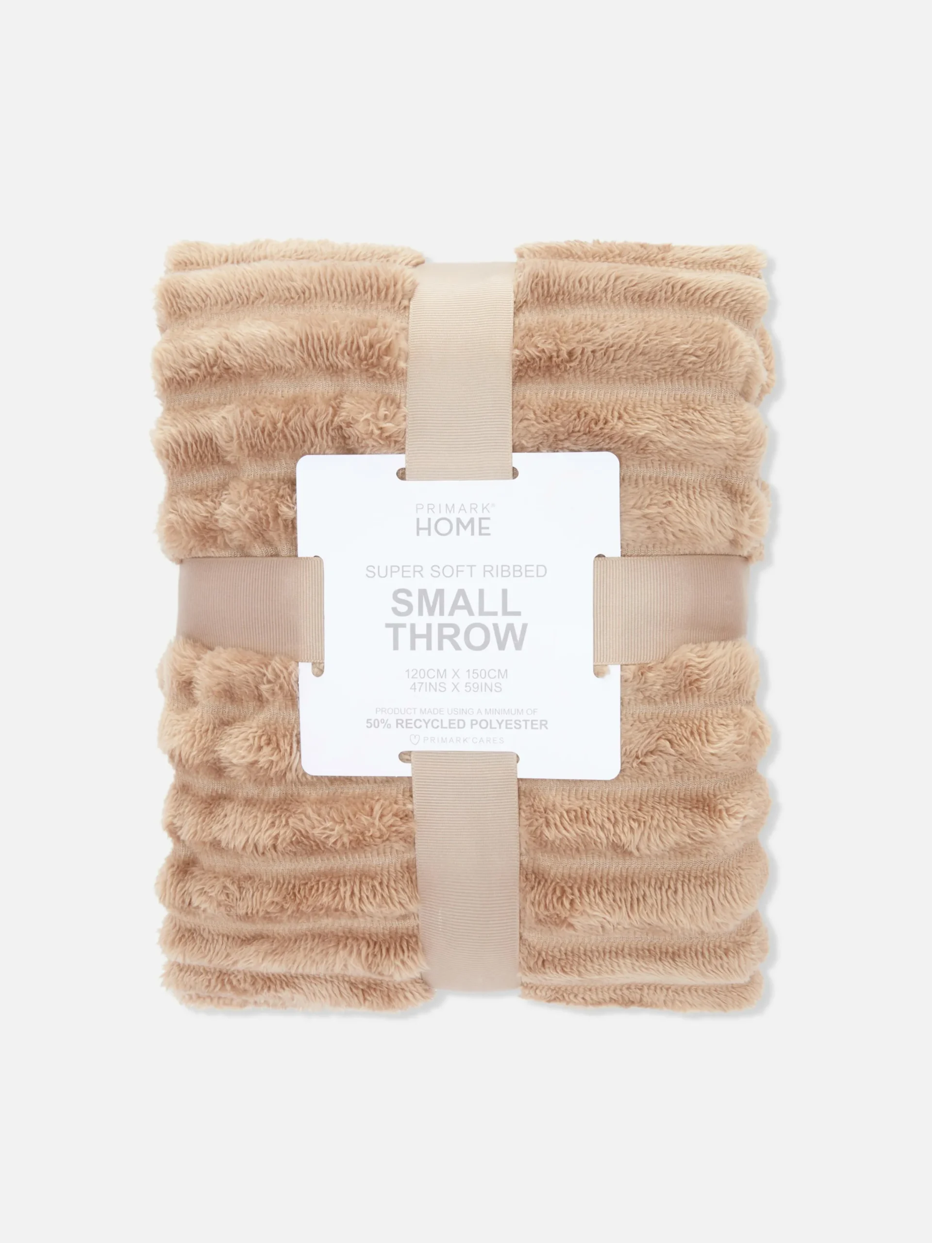 Couvertures Et Jetés De Lit|Primark Couverture Côtelée Douce Taupe