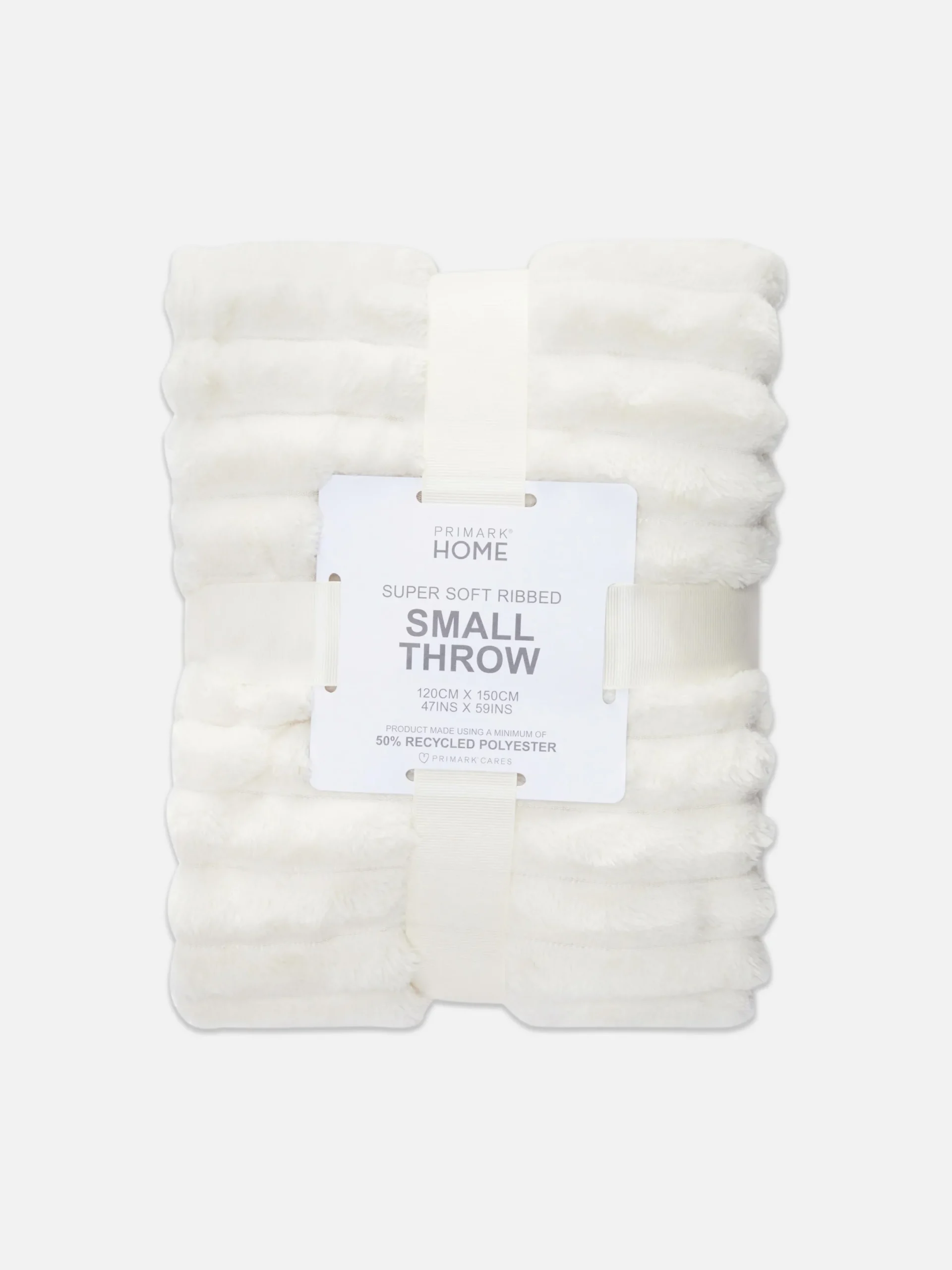 Couvertures Et Jetés De Lit|Primark Couverture Côtelée Douce Crème
