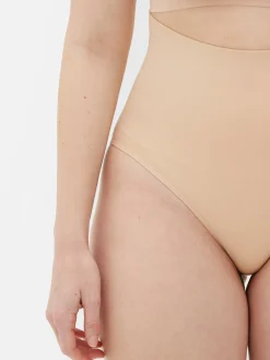 Sous-Vêtements Gainants|Primark Culotte Gainante Taille Haute Sans Couture Taupe
