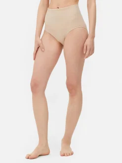 Sous-Vêtements Gainants|Primark Culotte Taille Haute Amincissante Sans Coutures Taupe