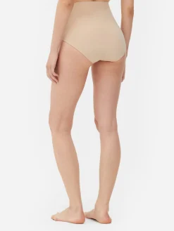 Sous-Vêtements Gainants|Primark Culotte Taille Haute Amincissante Sans Coutures Taupe
