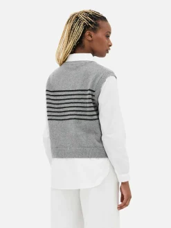Chemises Et Blouses|Primark Débardeur Chemise 2-en-1 Superposé Gris