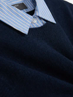 Chemises Et Blouses|Primark Débardeur Chemise 2-en-1 Superposé Bleu marine