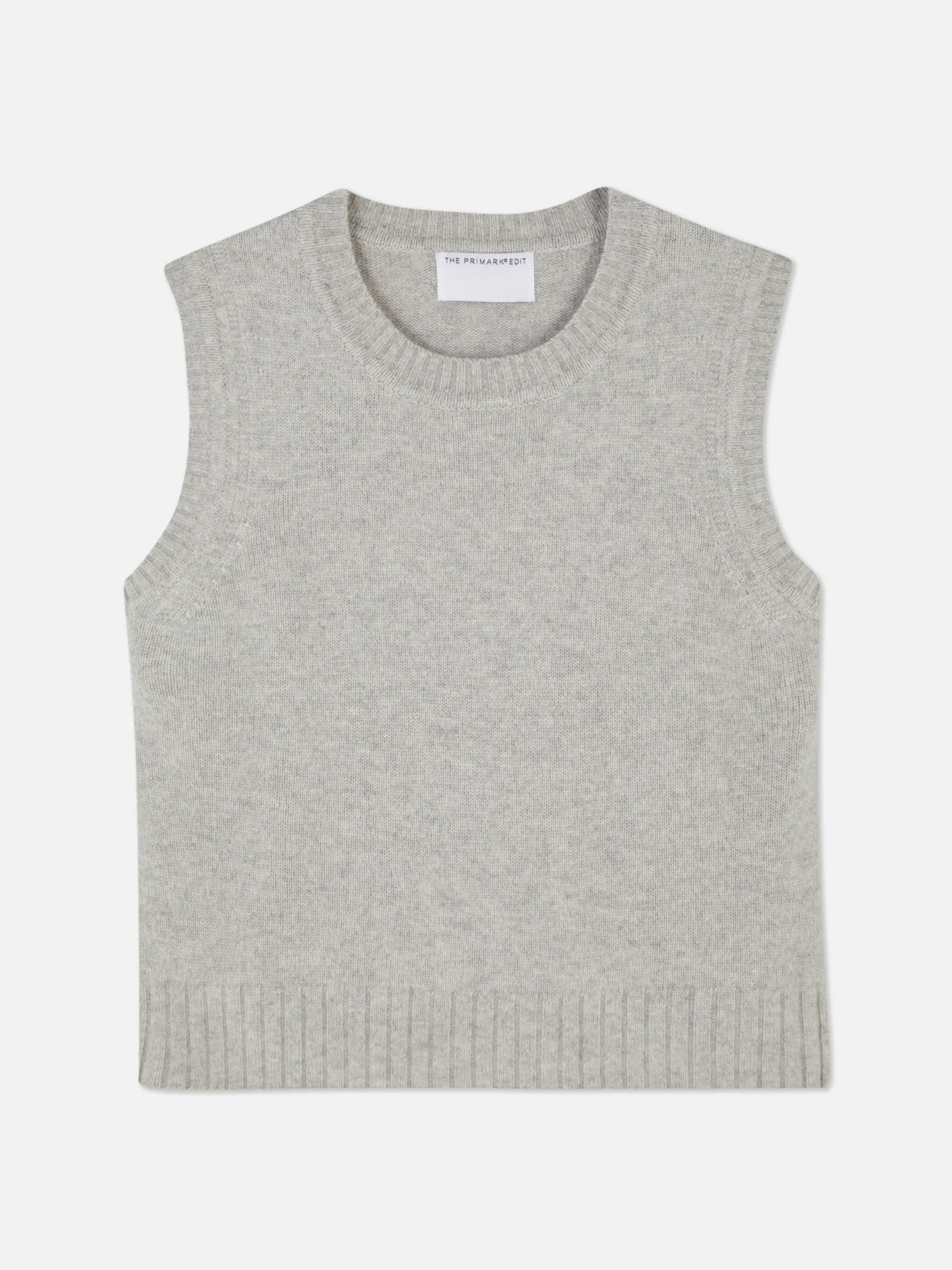 Pulls Et Gilets|Primark Débardeur En Maille Côtelée The Edit Gris