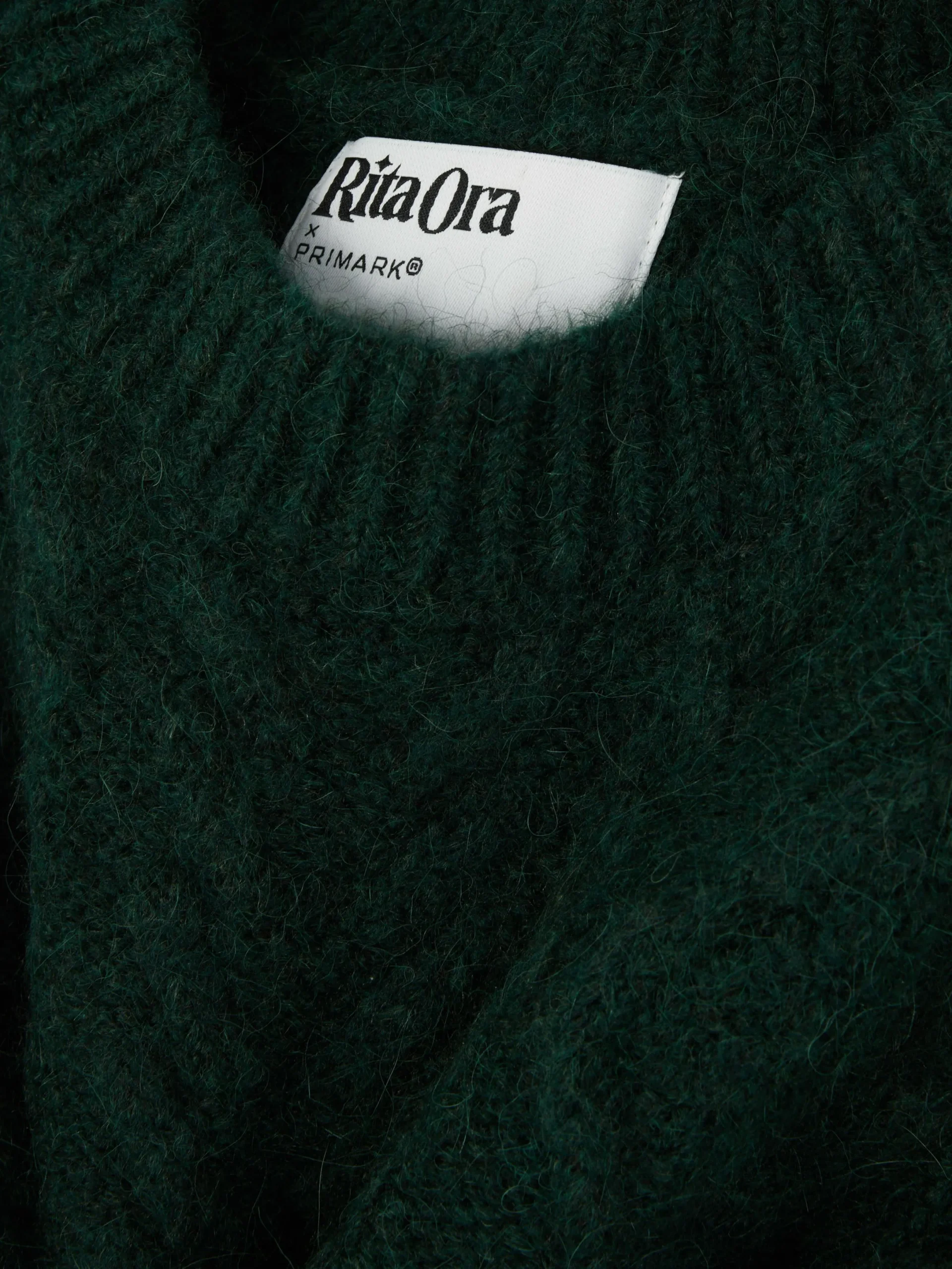 Pulls Et Gilets|Primark Débardeur En Maille Torsadée Rita Ora Vert foncé