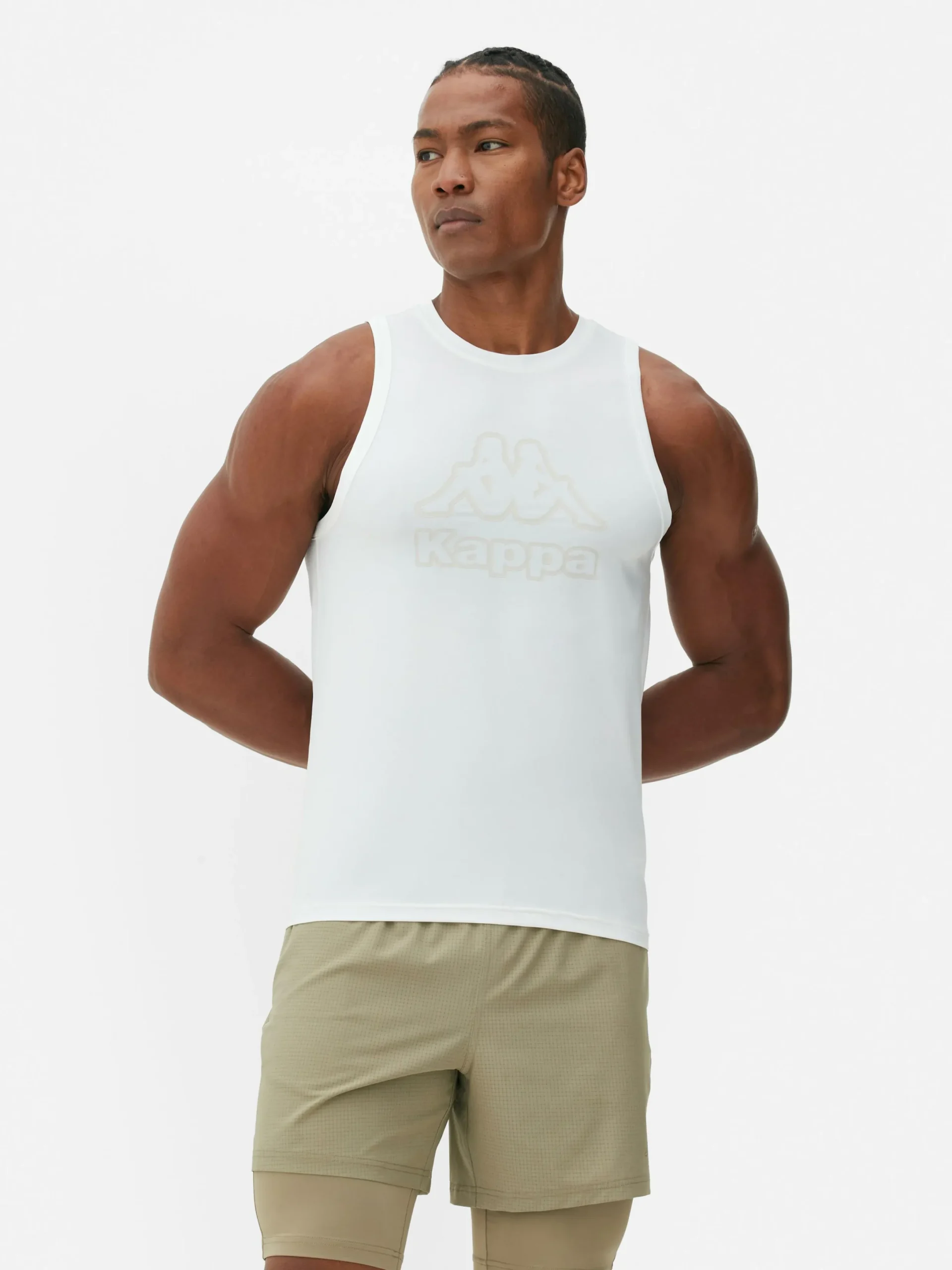 Vêtements De Sport|Hauts Et T-Shirts|Primark Débardeur Kappa X Blanc