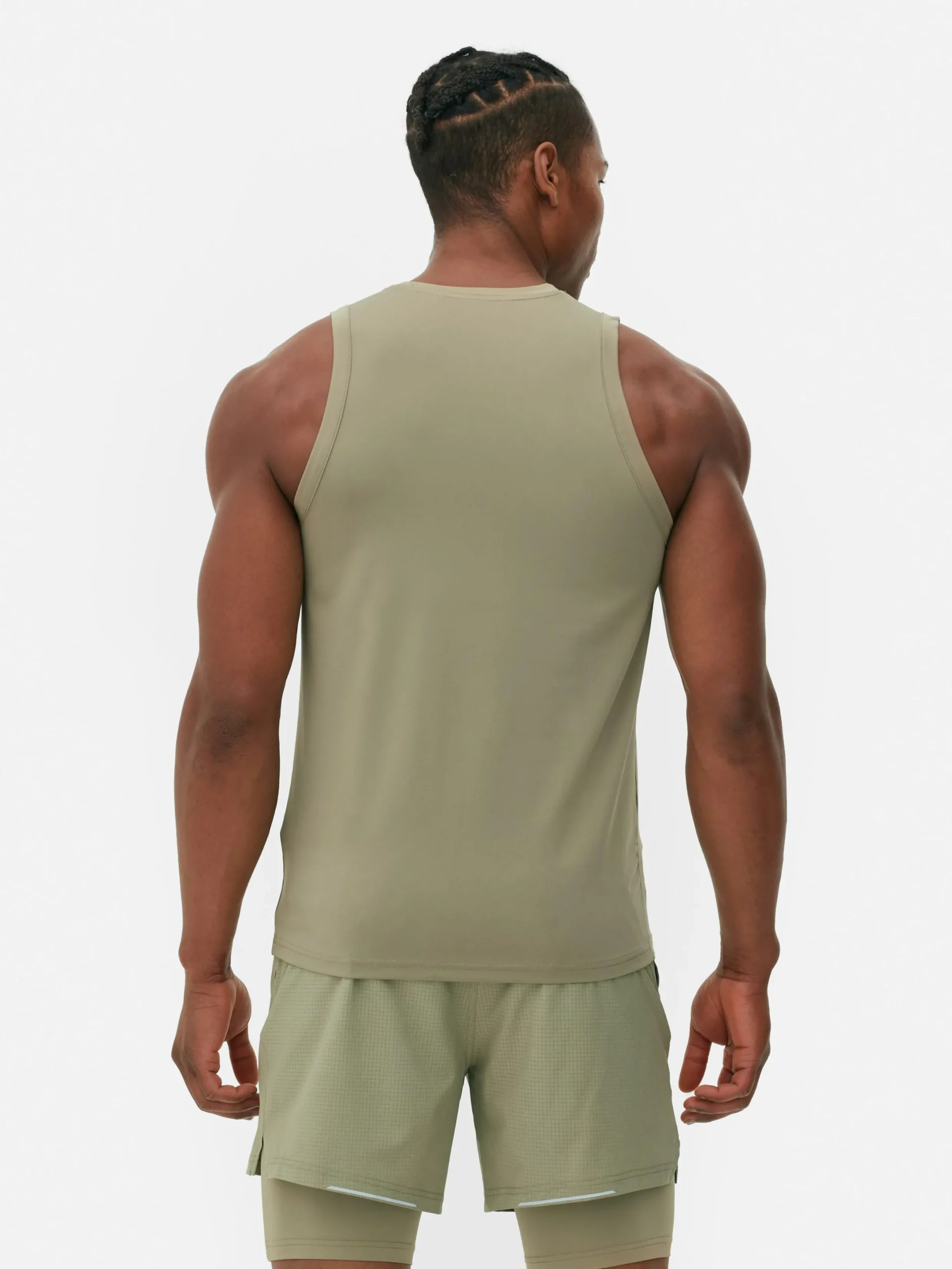 Vêtements De Sport|Hauts Et T-Shirts|Primark Débardeur Kappa X Vert olive