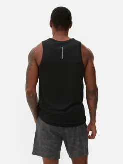 Vêtements De Sport|Hauts Et T-Shirts|Primark Débardeur Sport à Col Rond Noir
