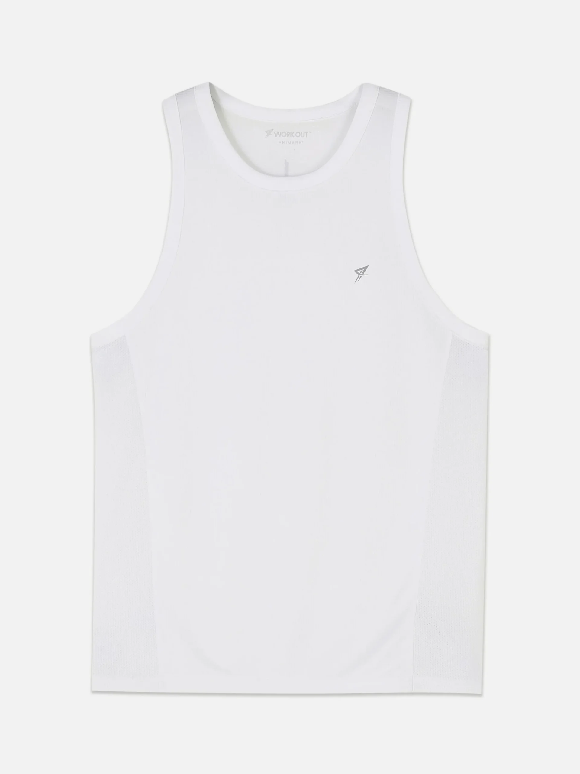 Vêtements De Sport|Hauts Et T-Shirts|Primark Débardeur Sport à Col Rond Blanc