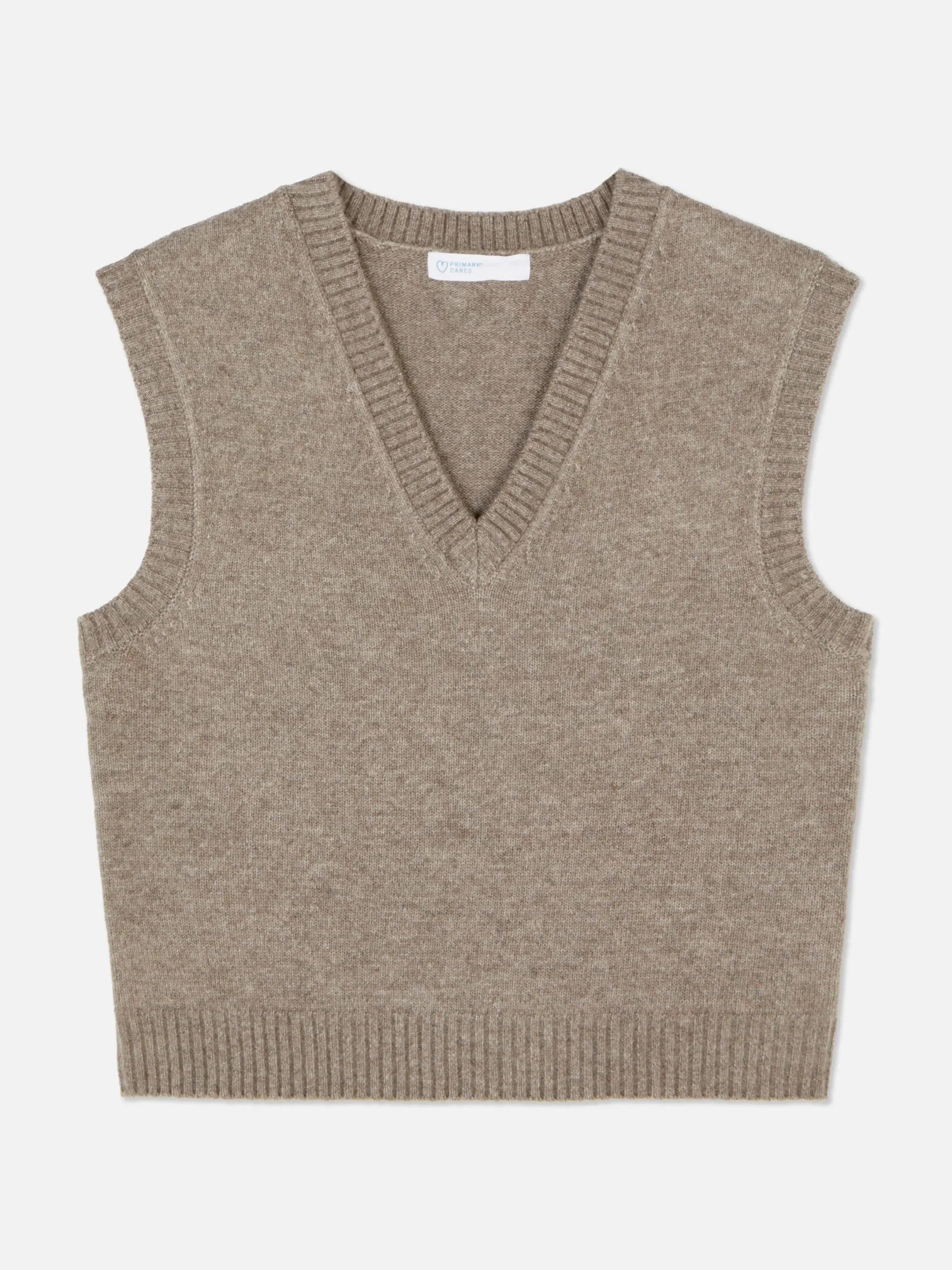 Pulls Et Gilets|Primark Débardeur Tricoté à Col En V Taupe