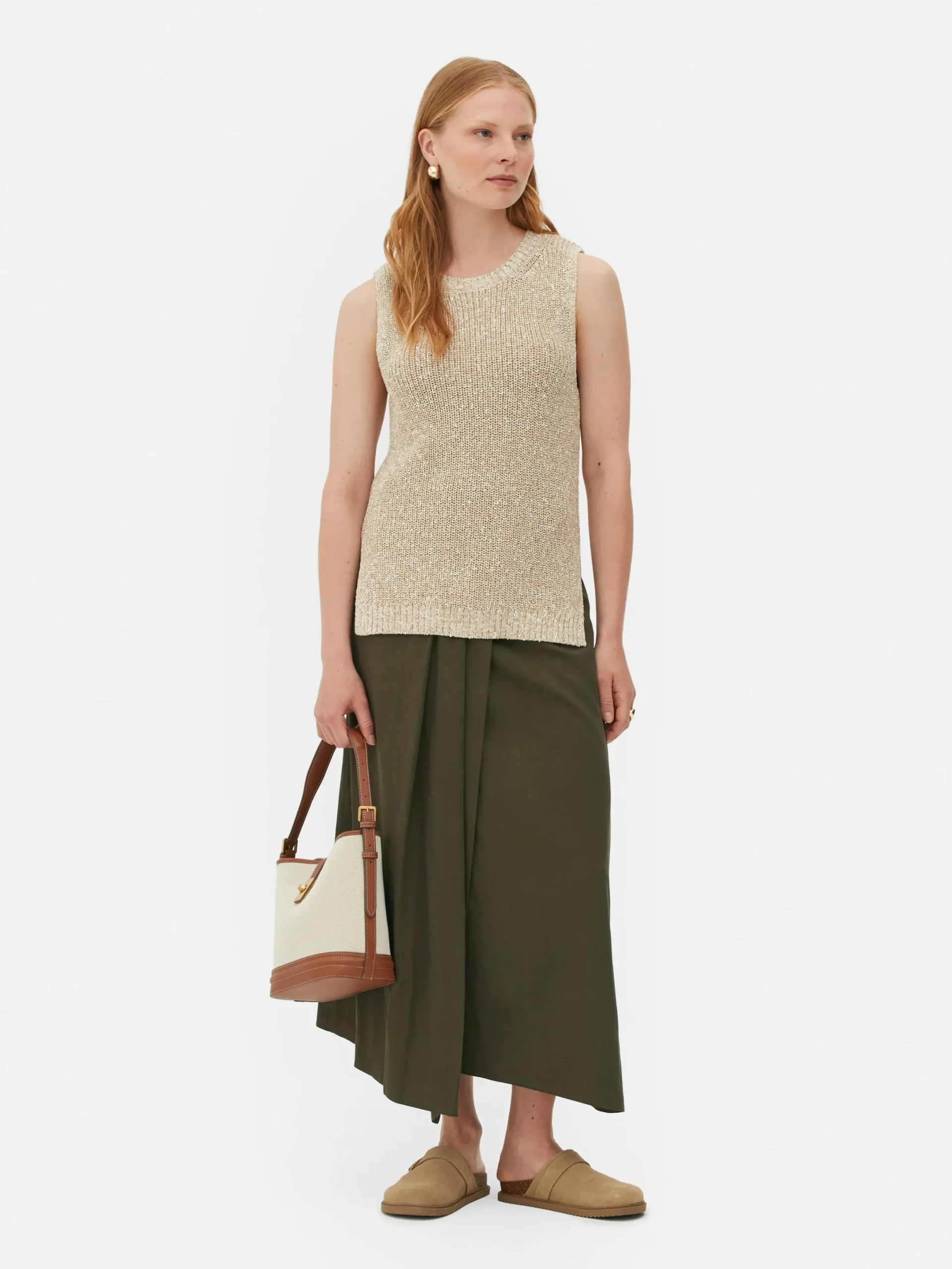 Hauts Et T-Shirts|Primark Débardeur Tricoté The Edit Écru