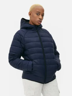 Manteaux Et Vestes|Primark Doudoune à Capuche Indispensable Bleu marine