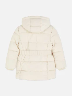 Manteaux Et Vestes|Primark Doudoune à Ceinture Ivoire