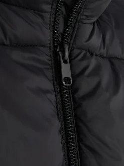 Manteaux Et Vestes|Primark Doudoune à Col Cheminée Noir