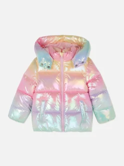 Manteaux Et Vestes|Primark Doudoune à Dégradé Irisé Multicolore